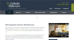 Desktop Screenshot of catholiceldercare.org